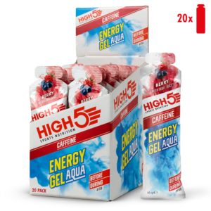 High5 Energy Gel Aqua Caffeine málna 20