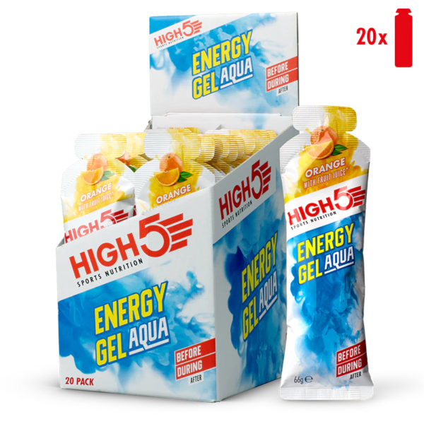 High5 Energy Gel Aqua narancs 20