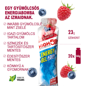 High5 Energy Gel Aqua málna